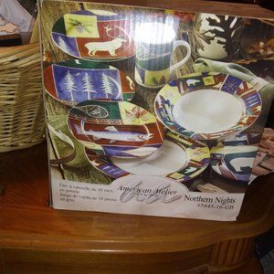 Northern Light Christmas Dishes